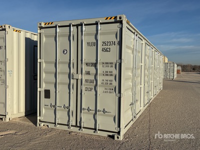2025 40 ft High Cube Multi-Door Storage Container