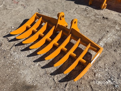 2026 GIYI Excavator Rake (Unused)