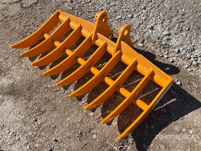 2026 GIYI 38 in Mini Excavator Rake (Unused)