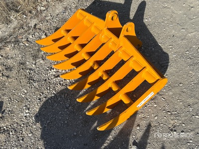 2026 GIYI Excavator Rake (Unused)