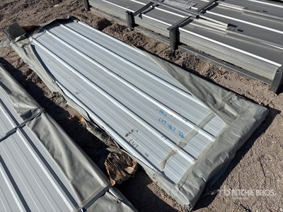 Quantity of (100) 2026 SKLP SKL100 10 ft Galvalume Steel Panels Acier de construction (Unused)