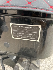 2026 VICSEC VC15P Mini Excavator (Unused)