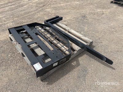GIYI GY-DHC 1500 mm Skid Steer Forks (Unused)