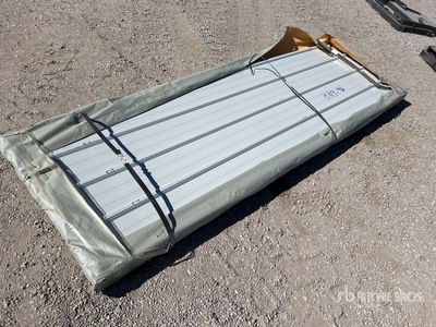 Quantity of (100) 2026 SKLP SKL100 Galvalume Corrugated Steel Panels Constructiestaal (Unused)