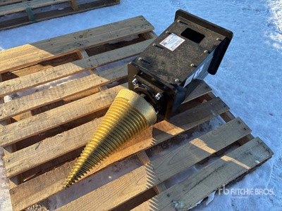 2026 GIYI GY-NWSЗ8 38 in Wood Splitting Auger - Fits Skid Steer (Unused)