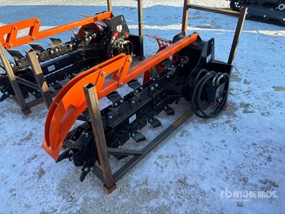 2026 GIYI GY-X39F 39 in Mini Skid Steer Trencher - Fits Mini Skid Steer Loader (Unused)