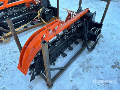 2026 GIYI GY-X39F 39 in Mini Skid Steer Trencher - Fits Mini Skid Steer Loader (Unused)