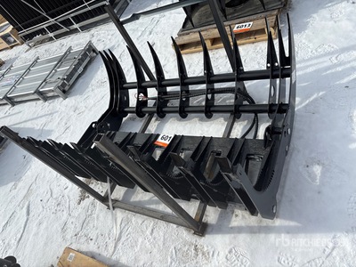 2026 GIYI GY-CLG72 72 in Log Skid Steer Grapple - Fits Skid Steer Loader (Unused)