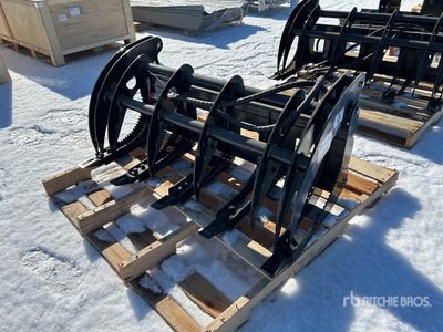 2026 GIYI GY-MCLG60 43 in Log Grabber Mini Skid Steer Grapple - Fits GIYI MCLG60 (Unused)