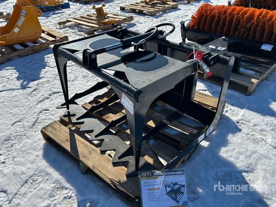 2026 GIYI GY-HWG44 44 in Hollow Wood Grabber Mini Skid Steer Grapple Bucket - Fits GIYI HWG44 (Unused)