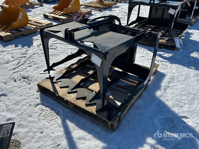 2026 GIYI GY-HWG44 44 in Hollow Wood Grabber Mini Skid Steer Grapple Bucket - Fits GIYI HWG44 (Unused)