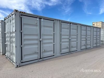 2025 40 ft High Cube Multi-Door Storage Container