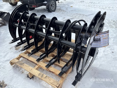 2026 GIYI GY-CLG72 72 in Log Skid Steer Grapple - Fits Skid Steer Loader (Unused)