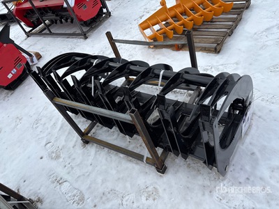 2026 GIYI GY-CLG72 72 in Log Skid Steer Grapple - Fits Skid Steer Loader (Unused)
