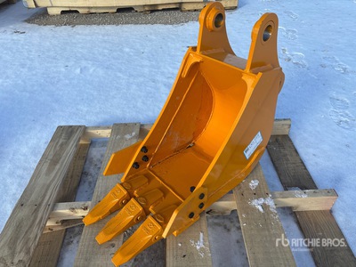 2026 GIYI GY-BK 12 in Digging Excavator Bucket - Fits Cat 305 (Unused)