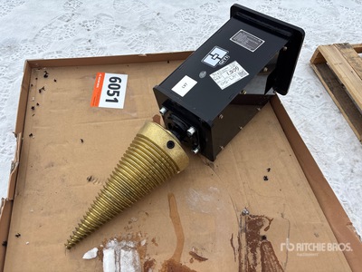 2026 GIYI GY-NWSЗ8 38 in Wood Splitting Auger - Fits Skid Steer Loader (Unused)