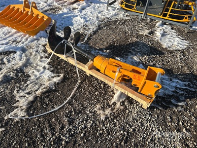 2026 GIYI 16 in Excavator Auger - Fits CAT 303 (Unused)