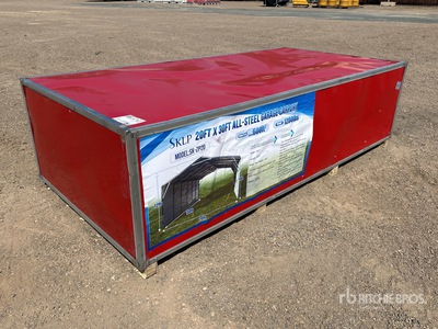 SKLP SK-ZP20 20 ft x 30 ft Steel Carport (Unused)