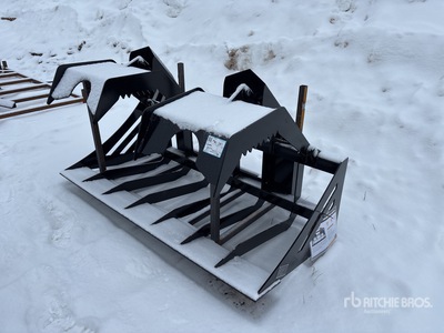 2025 GIYI GY-HWG72 78 in Skeleton Skid Steer Grapple Bucket (Unused)