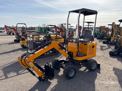 2026 VICSEC VC-L13 Wheeled Mini Excavator (Unused)