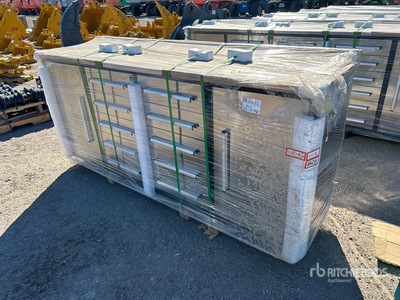 2026 suhivelee NWB-10DS-2-7 7 ft 4 in 10-Drawer Workbench (Unused)