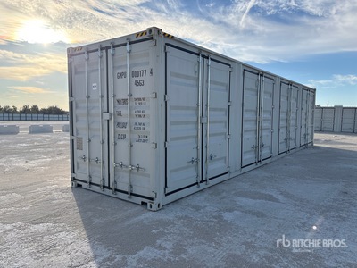 2025 40 ft High Cube Multi-Door Storage Container