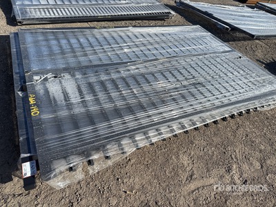 2026 suhivelee SG-20B-1 20 ft x 7 ft Wrought Iron Bi-Parting Cancello (Unused)