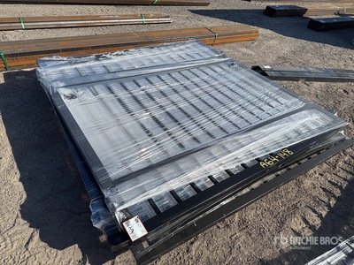 Quantity of (2) 2026 suhivelee SG-14B-2 14 ft x 7 ft Wrought Iron Bi-Parting Cancello (Unused)