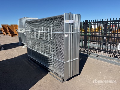 Quantity of 2026 suhivelee SF-D-20 9 ft 7 in x 6 ft 1 in Chain Link Site Fence (Unused)