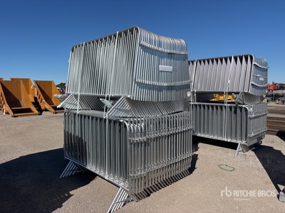 Quantity of (80) 2026 suhivelee SF-X-80 7 ft x 4 ft Galvanized Ogrodzenie (Unused)