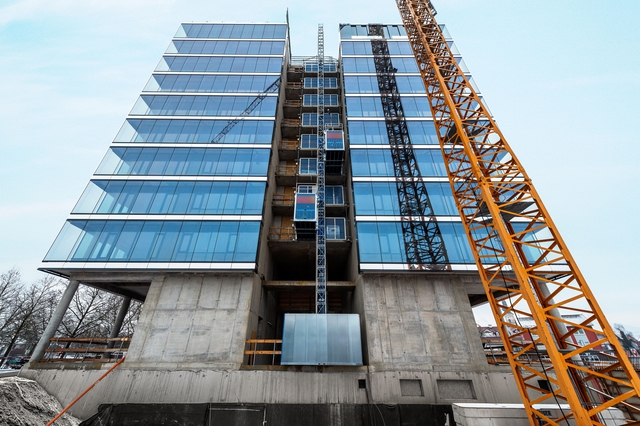 2020 Geda BL2000 Twin Dual Electric Construction Hoist/ Bauaufzug