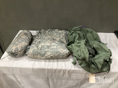 (8) Bivy Covers, (23) Duffel Bags, (25) Barracks Bags & Assorted Items