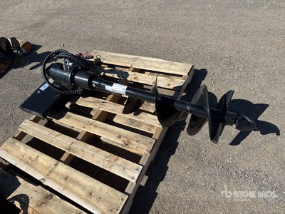 2026 GIYI 11 in Mini Skid Steer Auger - Fits GIYI (Unused)