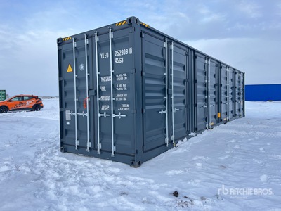 2025 40 ft High Cube Multi-Door Storage Container