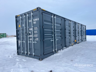 2025 40 ft High Cube Multi-Door Storage Container (Unused)