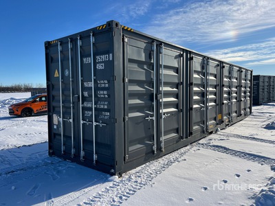 2025 40 ft High Cube Multi-Door Storage Container