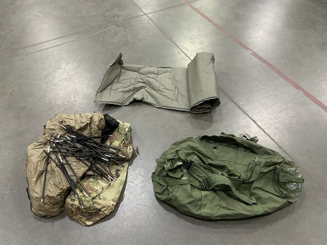 (23) Duffel Bags, (15) Self-Inflating Sleeping Mats & Assorted Items