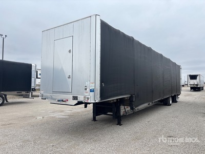 2020 Transcraft 524 A 53 ft T/A Spread Axle Step Deck Curtain Side Trailer