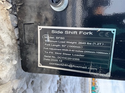 2026 GIYI GY-SF60 60 in Horquillas para minicargadora (Unused)