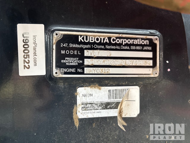 MINI CARGADOR SOBRE ORUGAS 2024 KUBOTA SVL752