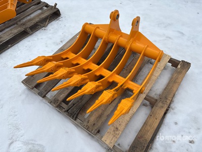 2026 GIYI 31 in Excavator Rake - Fits Cat 305 (Unused)