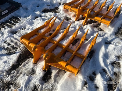 2026 GIYI 43 in Rastrillo para excavadora - Fits Cat 305 (Unused)