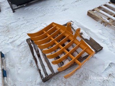 2026 GIYI Excavator Rake - Fits Cat 307 (Unused)