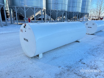 2011 Westeel 1000 gal Steel Diesel Benzinetank
