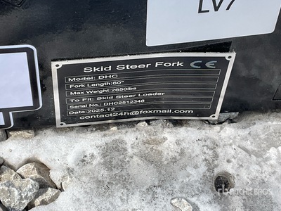 2026 GIYI GY-DHC 59 in Horquillas para minicargadora (Unused)