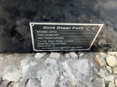 2026 GIYI GY-DHC 59 in Horquillas para minicargadora (Unused)