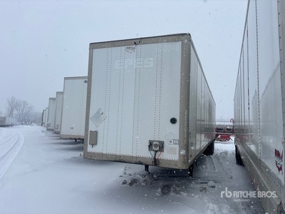 2013 Wabash 53 ft x 102 in T/A Van Trailer