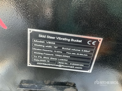 59 in Vibrating Skid Steer Screening Bucket (Unused)