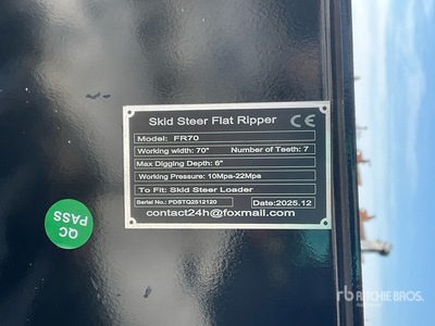 2026 GIYI GY-FR70 69 in Skid Steer Landplane (Unused)