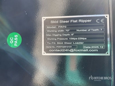 2026 GIYI GY-FR70 69 in Skid Steer Landplane (Unused)